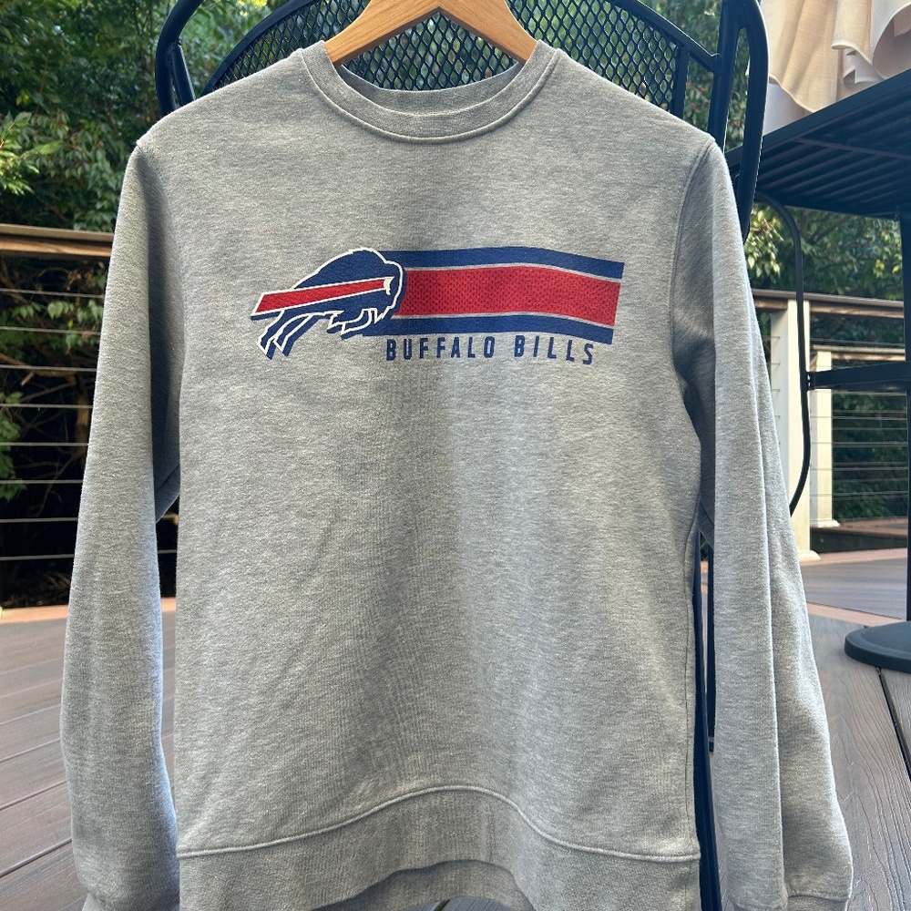 Buffalo Bills NFL Apparel Gray Small Sweatshirt